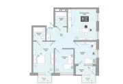 3-х комнатная квартира