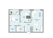 2-х комнатная квартира